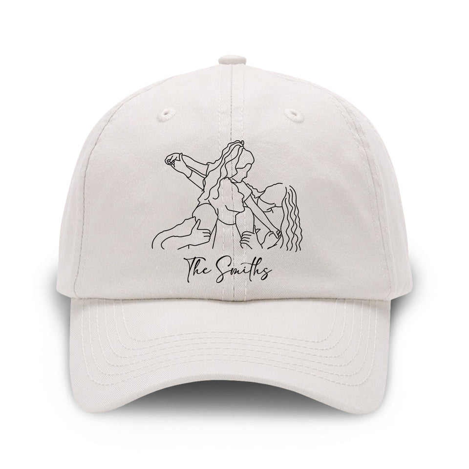 Custom Photo - Personalized Family Embroidered Classic Cap