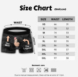 The Man The Legend - Personalized Couple Men Boxer Briefs