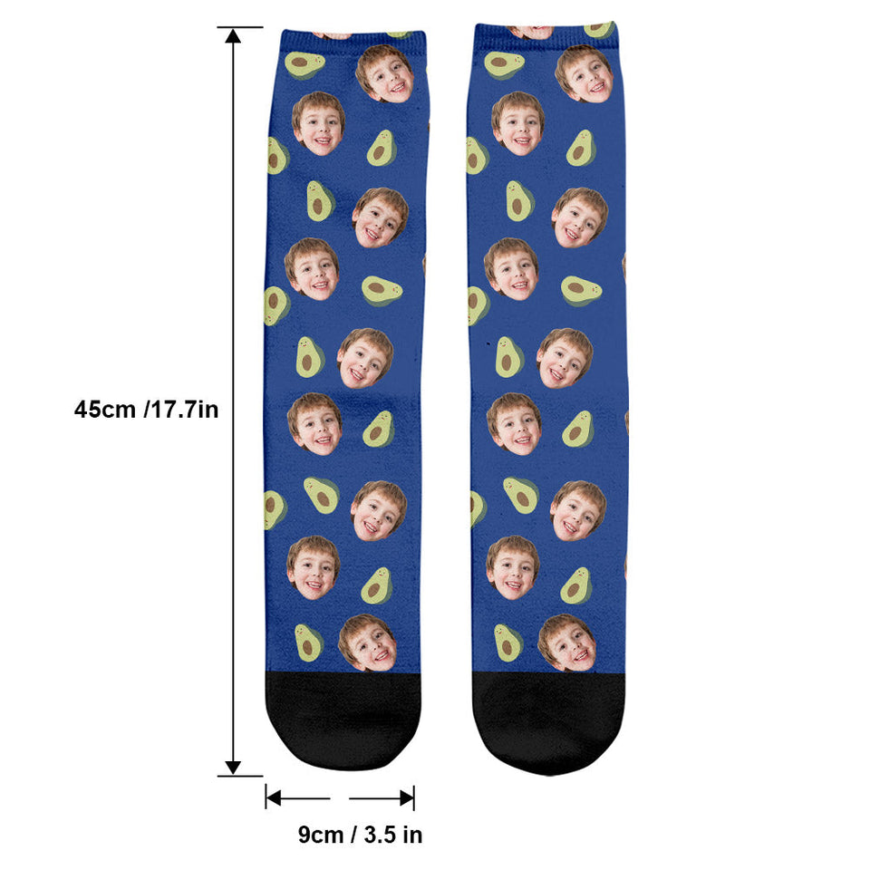 Funny Icon Pattern - Personalized grandson Socks