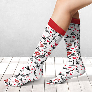 I Love You - Personalized Couple Socks