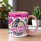 Good Moms Says Bad Words - Personalized Mother Accent Mug