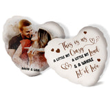 You & Me - Personalized Couple Shaped Pillow