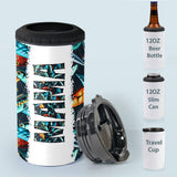 Reel Cool Dad - Fishing gift for dad, grandpa, him, husband - Personalized Can Cooler