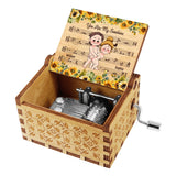 You Are My Sunshine - Personalized Couple Hand Crank Music Box
