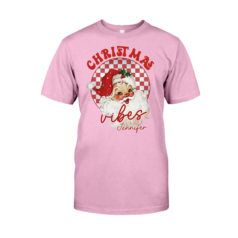 Christmas Vibes - Personalized Christmas T-shirt And Hoodie