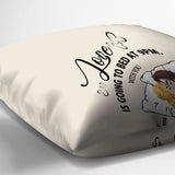Love Is Go To Bed At 9PM With You - gift for husband - Personalized Throw Pillow