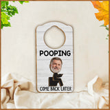 Funny Bathroom Sign - Personalized Father 2 Layered Wood Sign / Wood Plaque