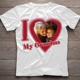 I Love My Grandma/ Nana/ Mommy.... - Personalized Grandma T-shirt And Hoodie