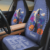 Get In, Sit Down - Personalized Black Cat Seat Covers