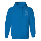 Custom Line Art - Personalized grandson Embroidered Hoodie