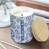 Check Ya Energy - Personalized Witch Candle With Wooden Lid