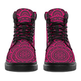 Breast Cancer Awareness Mandala Breast Cancer Awareness All Season Boots 0622