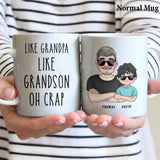 Like Father Like Son - Gift for dad, dad, son - Personalized Mug