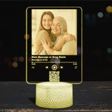 Sentimental Gifts For Bonus Mom - Gift for mom - Personalized Shaped Plaque Light Base