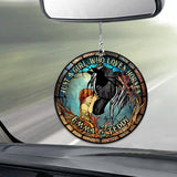 Just A Girl Who Loves Horses - Personalized Horse One-sided Car Ornament