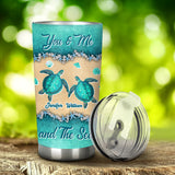 Salty Lil' Beach - Personalized Turtle Tumbler