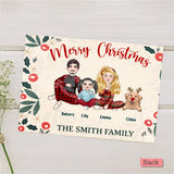 Merry Christmas - Personalized Family Greeting Card