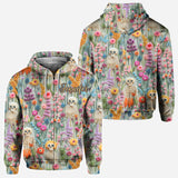 Floral Skeleton - Personalized Skull All Over Shirt