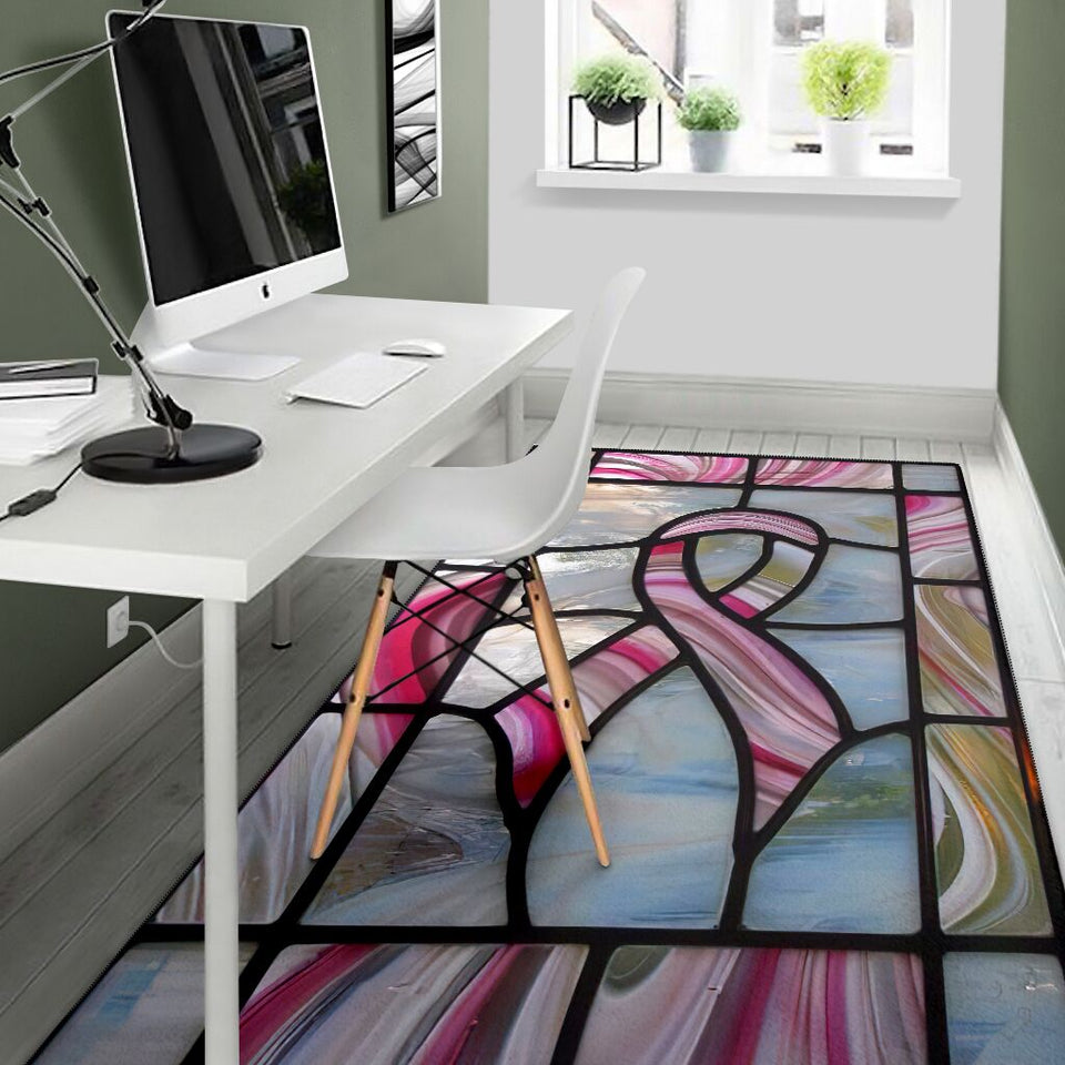 Tapis de sensibilisation au cancer du sein 0622