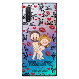 I Love You - gift for husband, wife, boyfriend, girlfriend - Personalized Clear Phone Case