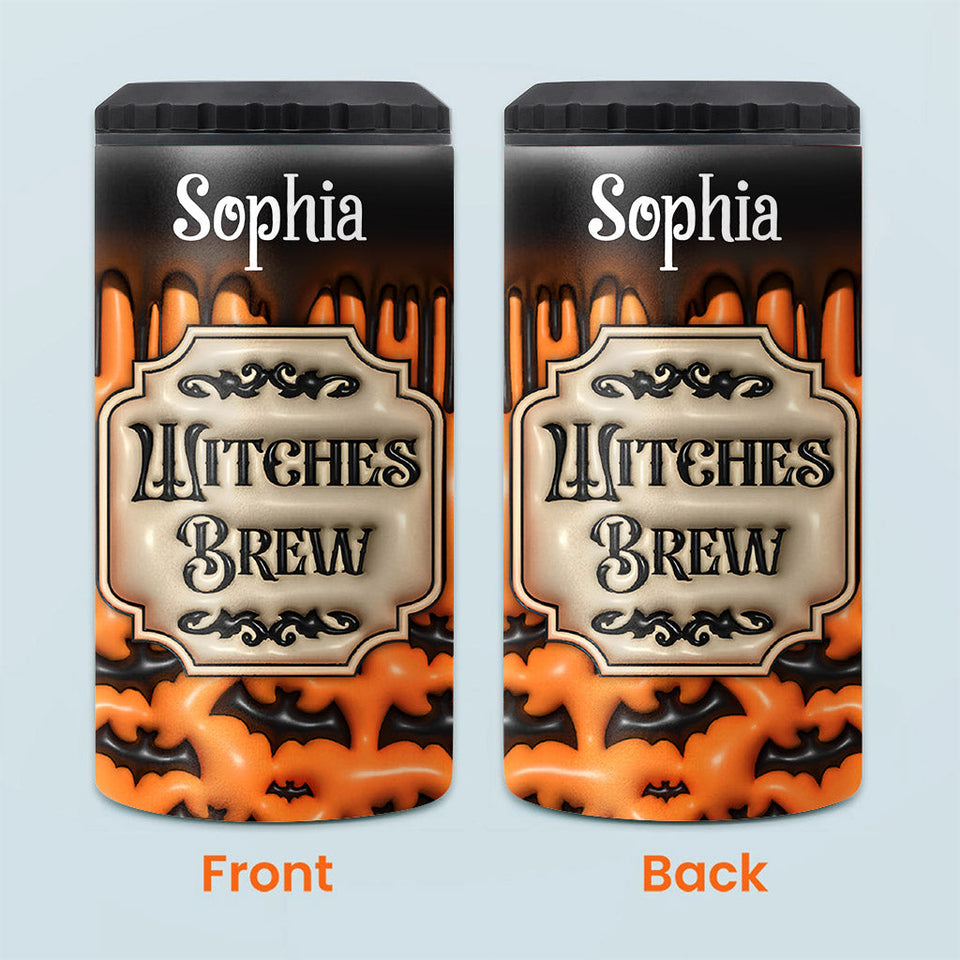 Witches Brew - Personalized Witch Can Cooler
