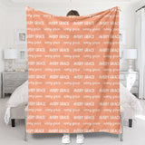 Custom Name Pattern - Personalized granddaughter Blanket