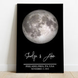 The Day We Met - Personalized Couple Canvas And Poster