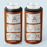 Four Seasons Reading Tracker - Personalized Book Can Cooler