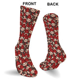 Funny Chibi Faces For Couple Besties Family Matching Socks - Personalized Family Socks