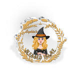 Blessed Home - Personalized Witch Custom Shaped Acrylic Plaque