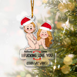 I Love You - Personalized Couple Blanket