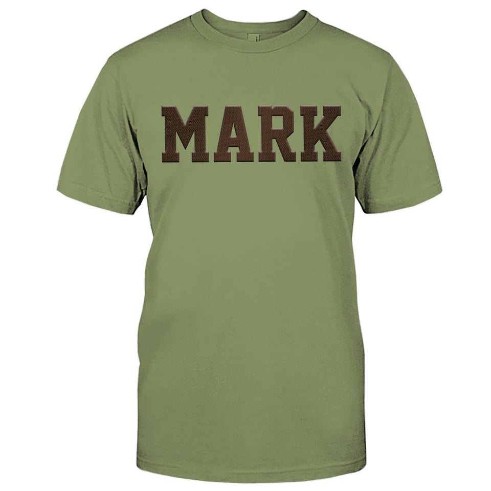 Custom Name - Personalized Kid Embroidered T-shirt