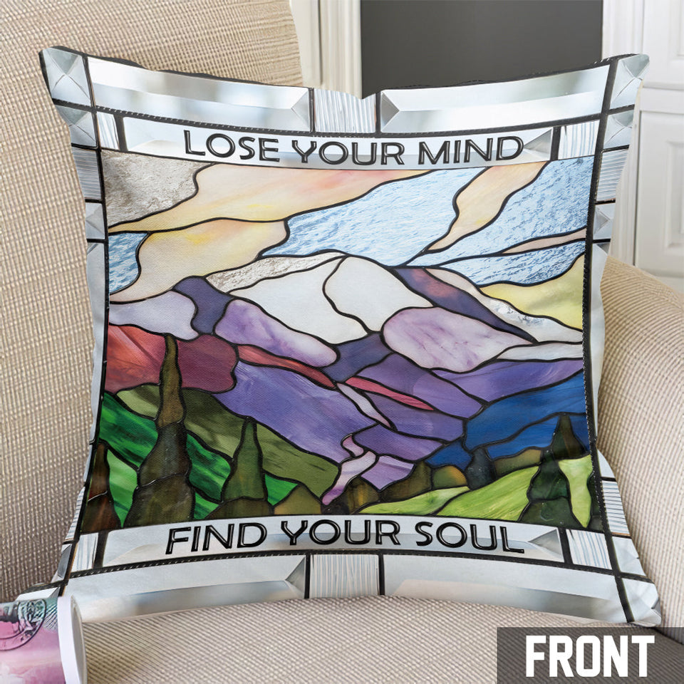 Lose Your Mind - Hiking Throw Pillow