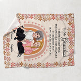 We Hope Everytime You Snuggle This Blanket - Gift for mom, grandma - Personalized Blanket