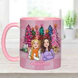Come On Besties Let's Go Party - Personalized Bestie Accent Mug