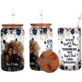 Apparently We’re Trouble - Personalized Bestie Can Glass