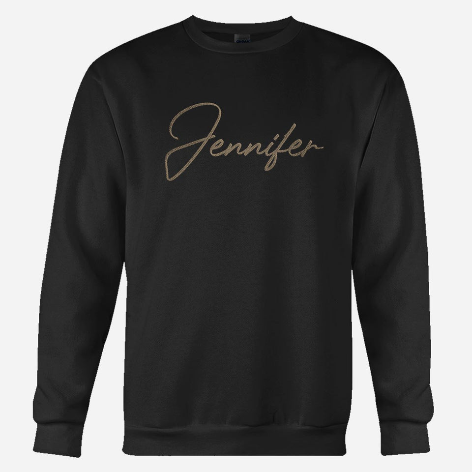 Custom Name - Personalized Aunt Embroidered Sweater
