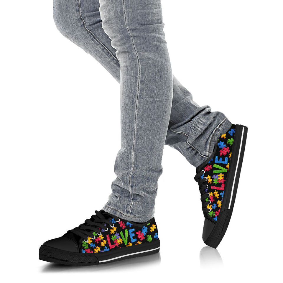 Chaussures basses Puzzle Pieces Sensibilisation à l'autisme 0622