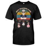 Best Dad Ever - Gift for dad, dad, mom, grandpa, grandma, grandpa - Personalized T-shirt And Hoodie