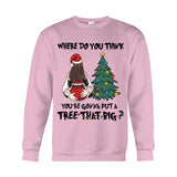Bend Over I'll Show You Where To Put That Big Tree - Personalized Couple T-shirt And Hoodie