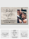 The Best Is Yet To Come - wedding gift for husband, wife, boyfriend, girlfriend - Personalized Canvas And Poster