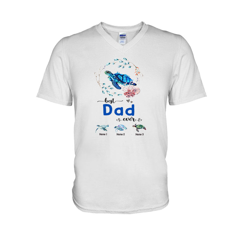 Best Nana Ever - Turtle gift for grandma, grandpa, mom, dad, uncle, aunt - Personalized T-shirt And Hoodie