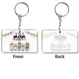 My Favorite People - Gift for grandpa, grandma, brother, sister, mom, dad, uncle, aunt - Personalized Keychain