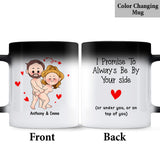 I Just Want You To Be Happy - Couple gift for husband, wife, boyfriend, girlfriend - Personalized Mug