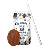 Apparently We’re Trouble - Personalized Bestie Can Glass