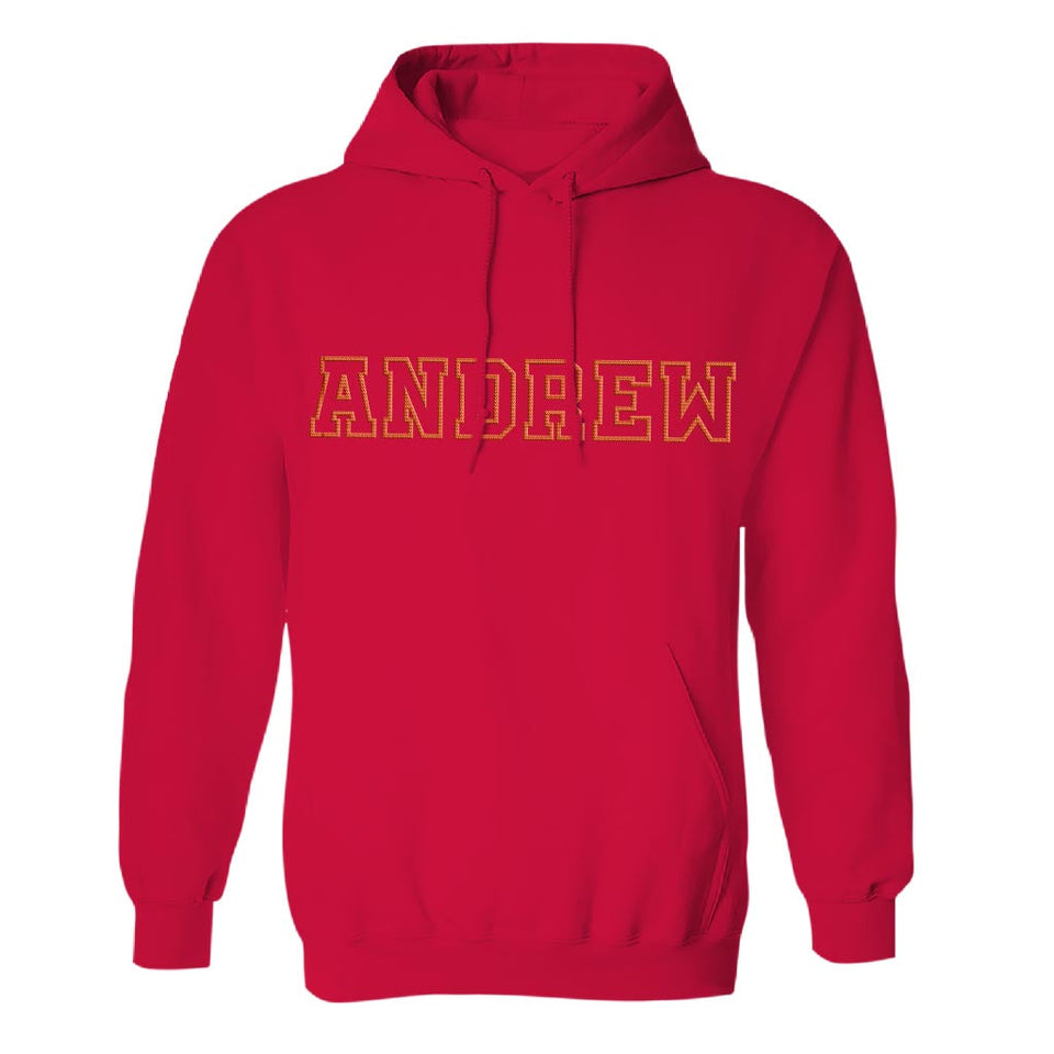 Custom Name - Personalized Son Embroidered Hoodie