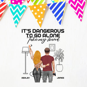 Couples Who Game Together Stay Together - Personalized Video Game Decal Full
