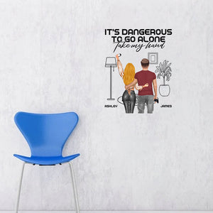 Couples Who Game Together Stay Together - Personalized Video Game Decal Full