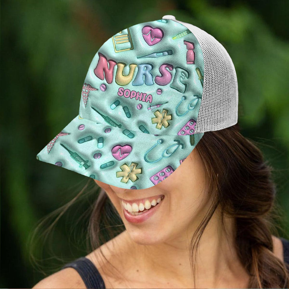 Nurse Life - Personalized Nurse Trucker Hat