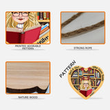 Just A Girl Who Loves Book - Personalized Book Wood Sign
